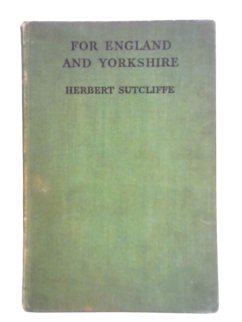 For England and Yorkshire