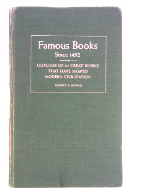 Famous Books Since 1492