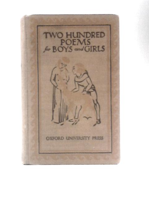 Two Hundred Poems for Boys and Girls