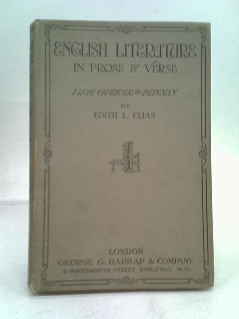 English Literature in Prose and Verse
