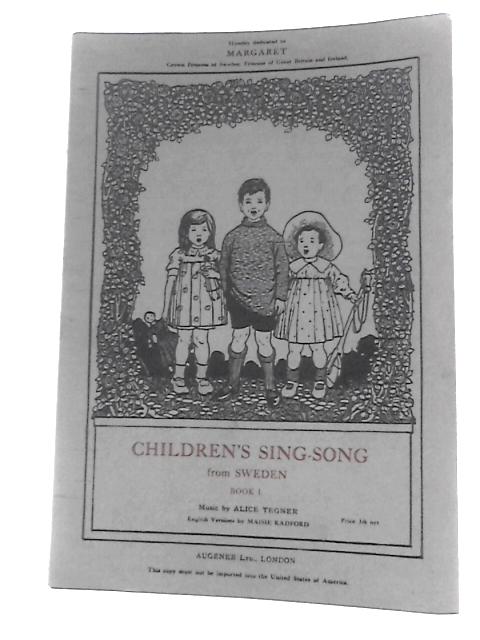Children's Sing-Song from Sweden, Book I