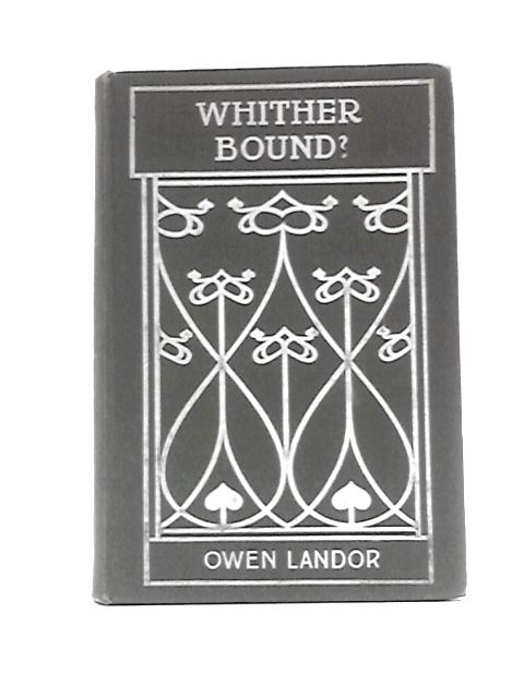 Whither Bound? A Story of Two Lost Boys