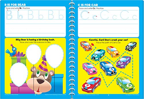 School Zone Kindergarten Write & Reuse Workbook