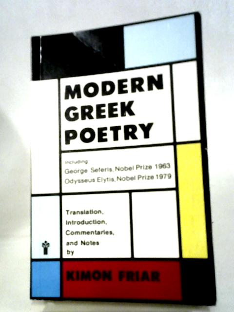 Modern Greek Poetry