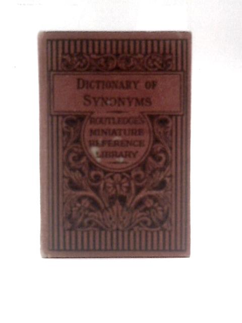 Dictionary of Synonyms