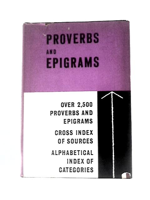 Book of Proverbs & Epigrams