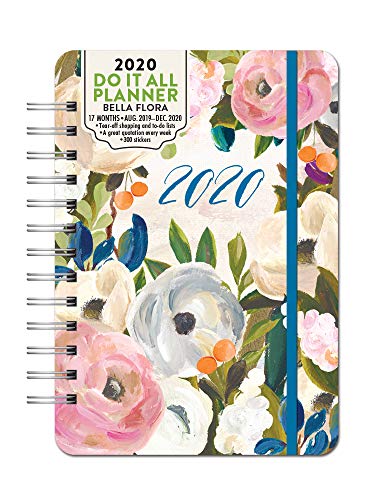 Bella Flora Do It All 17 Months 2020 Planner: Includes Stickers