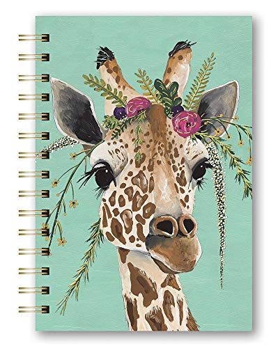 Claire Giraffe Medium 17-Month 2020 Spiral Planner