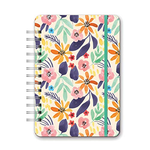 Orange Circle 2021 Do It All Planner, August 2020 - December 2021, Bold Blossoms