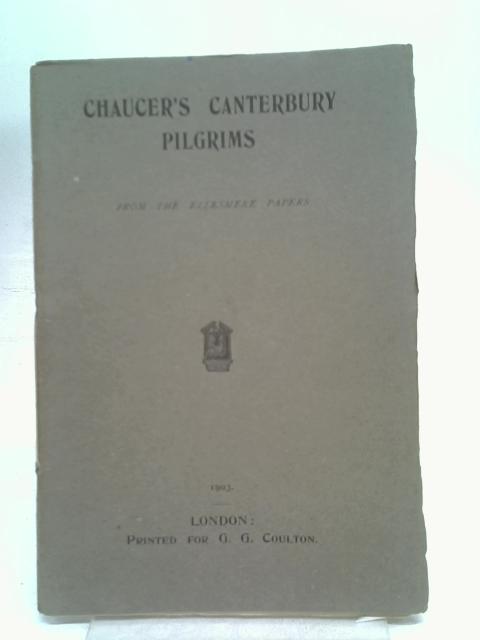 Chaucer's Canterbury Pilgrims from the Ellesmere Papers
