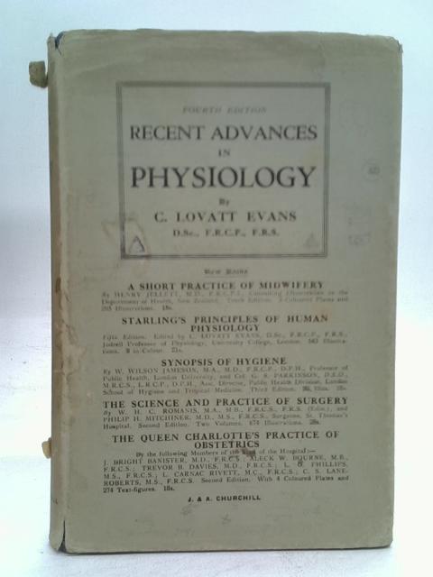 Recent advances in physiology.