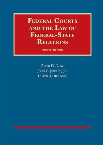 Federal Courts and the Law of Federal-State Relations