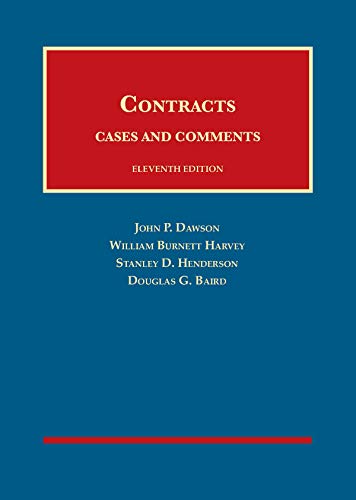 Contracts, Cases and Comments