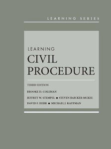 Learning Civil Procedure 