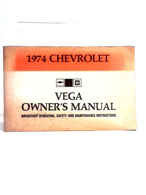 Chevrolet Vega Owner's Manual