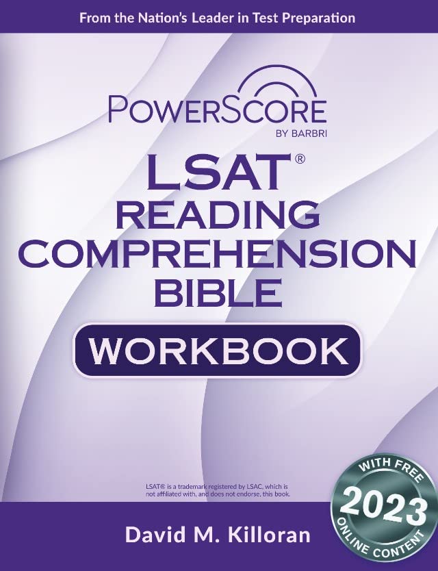 Powerscore LSAT Reading Comprehension Bible Workbook