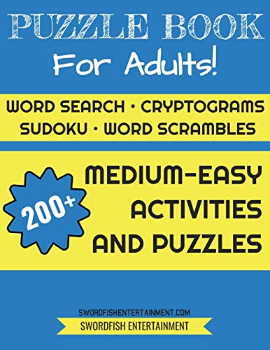 Puzzle Book For Adults