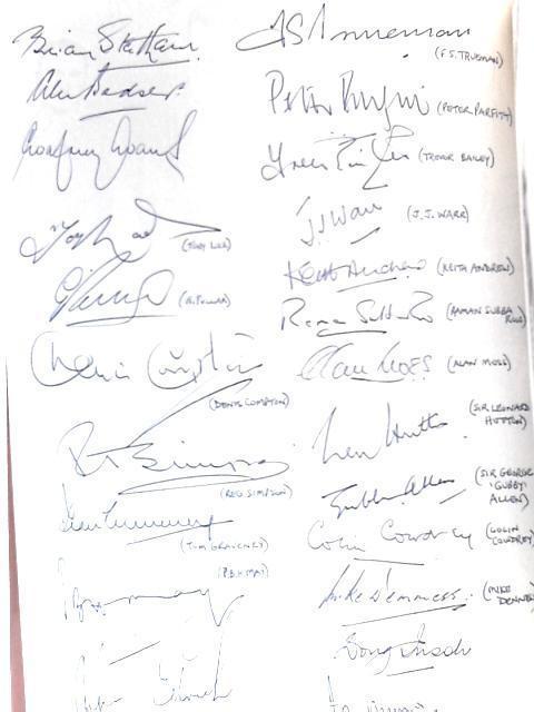 England Versus Australia: A Pictorial History of the Test Matches Since 1877 [Multi-Signed]