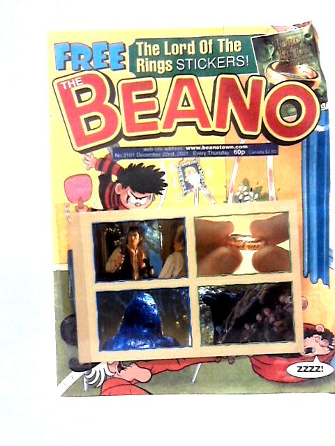 The Beano No 3101 Free Lord Of The Rings Stickers