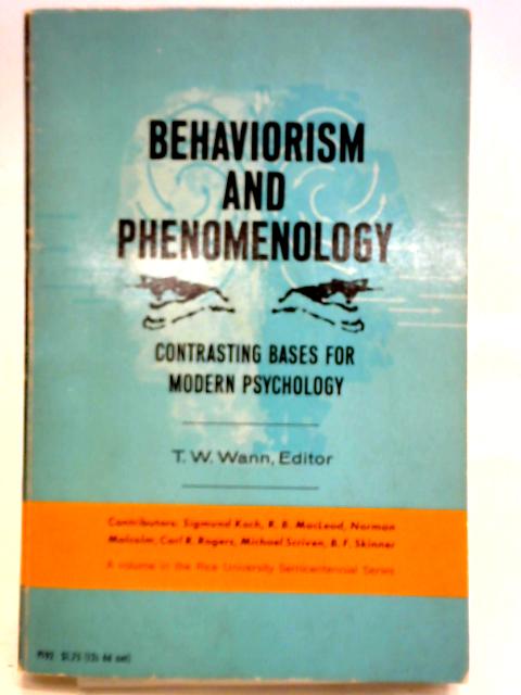 Behaviorism And Phenomenology