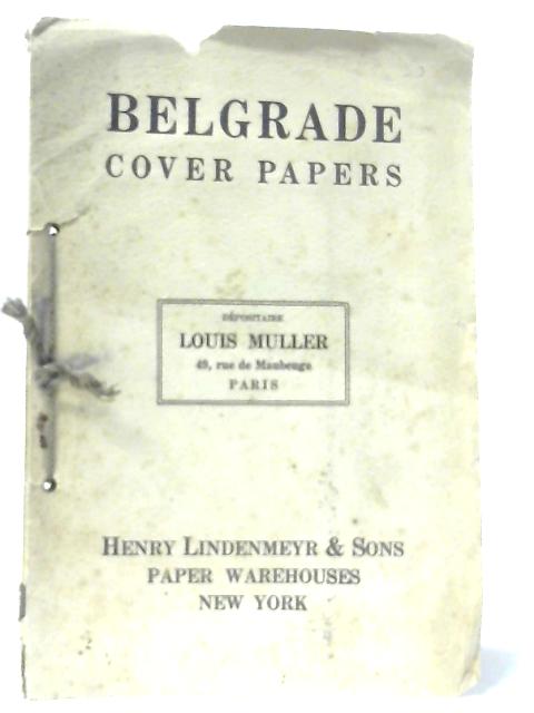 Belgrade Cover Papers