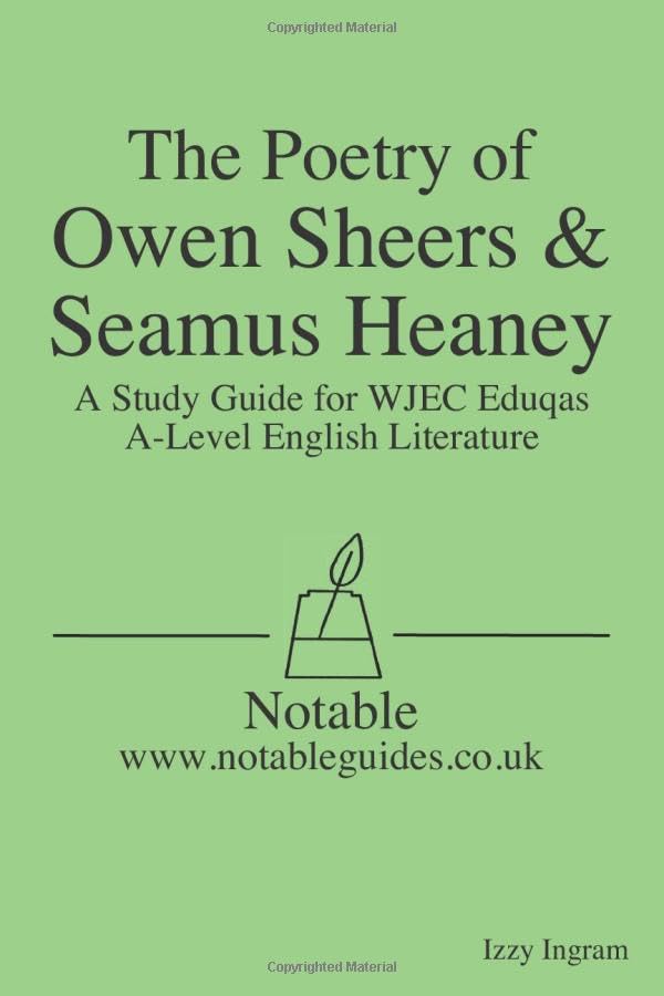 Seamus Heaney and Owen Sheers: a Study Guide for WJEC Eduqas a-Level English Literature