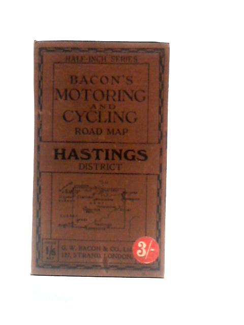 Bacon's Motoring and Cycling Road Maps: Hastings District