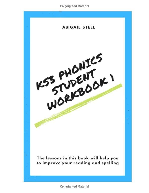 Key Stage 3 Phonics Student Workbook 1