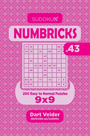 Sudoku Numbricks - 200 Easy to Normal Puzzles 9x9 (Volume 43)