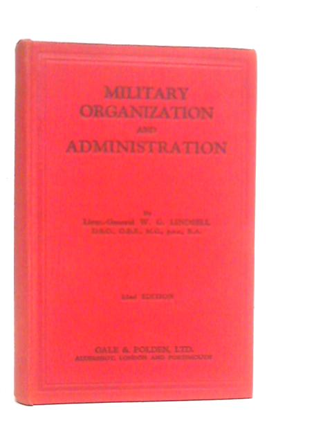 Military Organisation and Administration