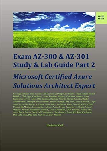 Exam AZ  AZ Study  Lab Guide Part  Microsoft Certified Azure Solutions Architect Expert