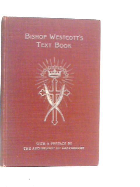 Bishop Westcott's Text Book