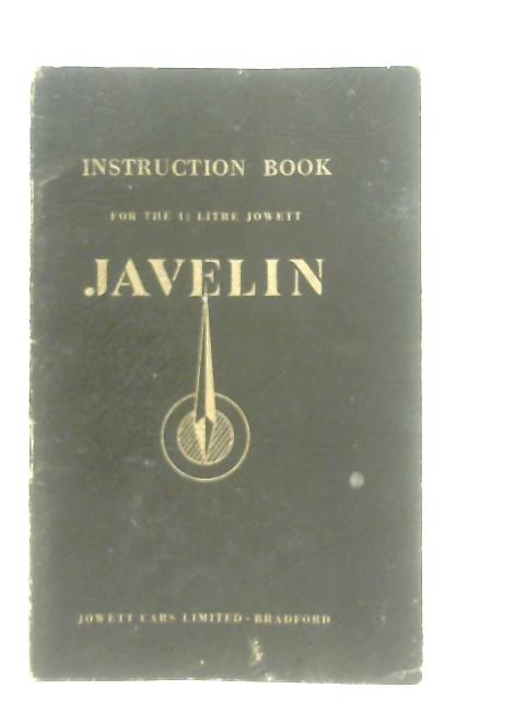 Javelin Owner's Instruction Book