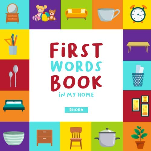 First Word Book: In My Home Picture Book For Baby