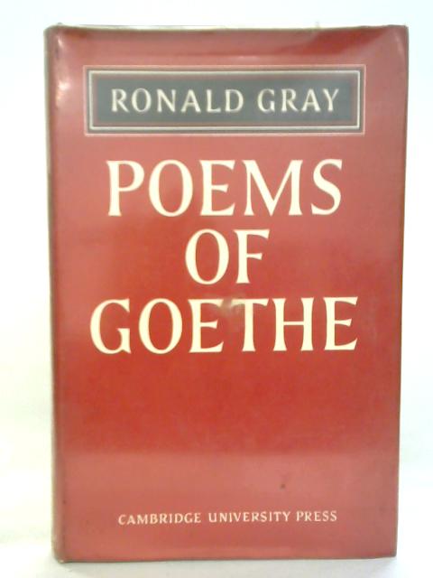 Poems Of Goethe