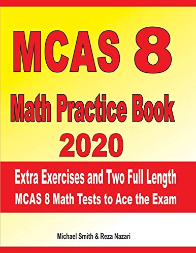 MCAS 8 Math Practice Book 2020