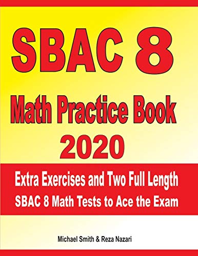 SBAC 8 Math Practice Book 2020