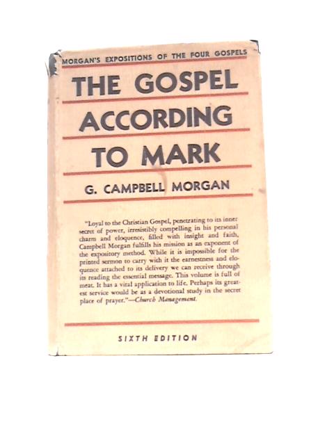 The Gospel According to Mark