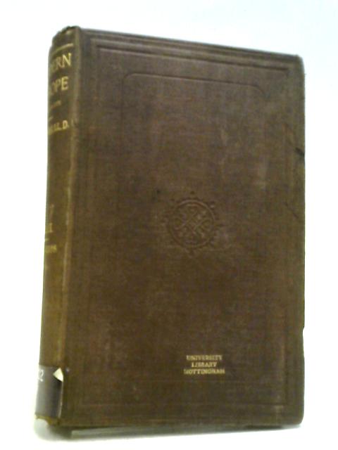 Modern Europe Vol. II. From 1521 to 1598