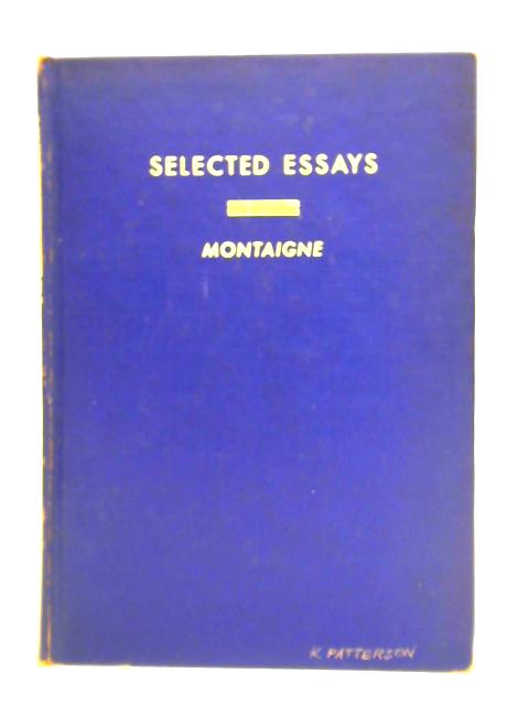 Selected Essays