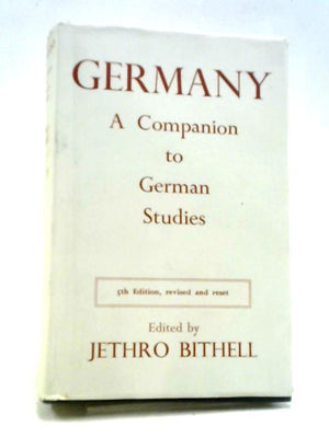 Germany: A Companion to German Studies
