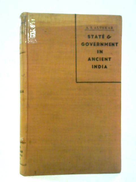 State and Government in Ancient India