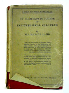 An Elementary Course of Infinitesimal Calculus 