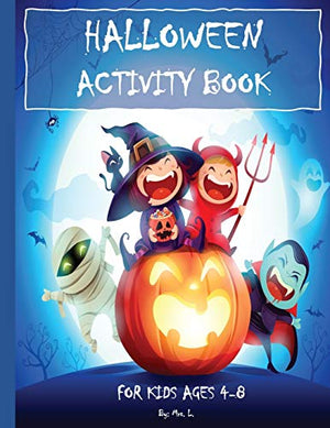 HALLOWEEN ACTIVITY BOOK - For Kids Ages 4-8