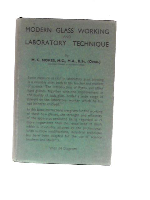Modern Glass Working and Laboratory Technique