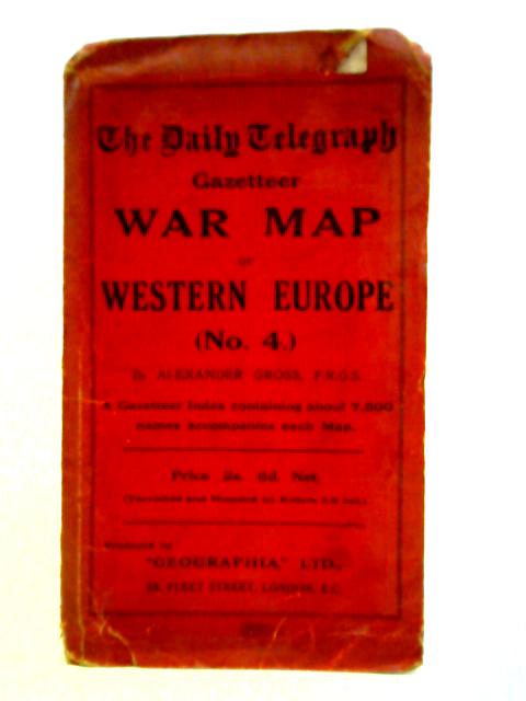 The Daily Telegraph Gazetteer War Map Of Western Europe