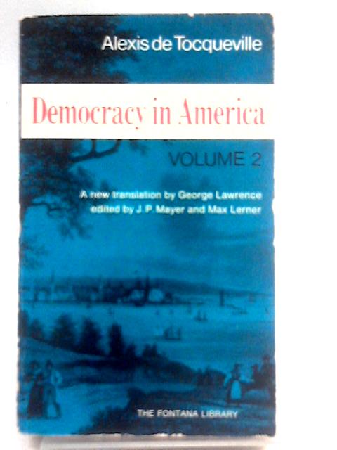 Democracy In America - Volume 2