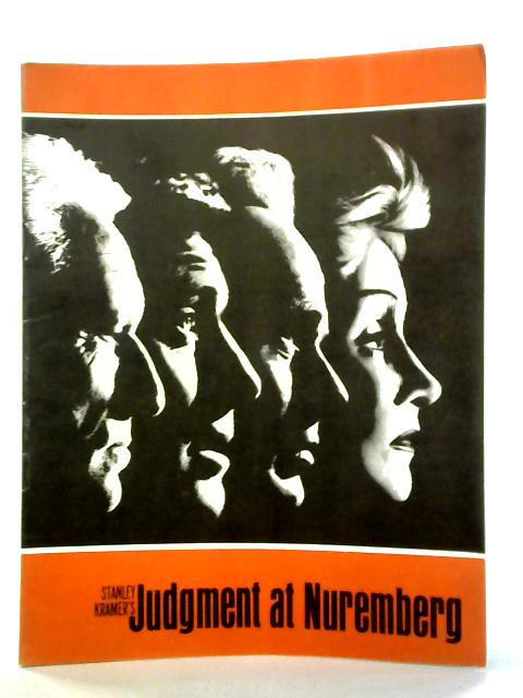 Judgment At Nuremberg: Souvenir Film Program