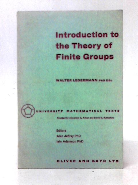 Introduction to the Theory of Finite Groups