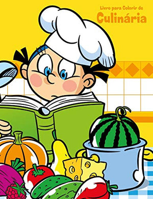 Livro para Colorir de Culinaria
